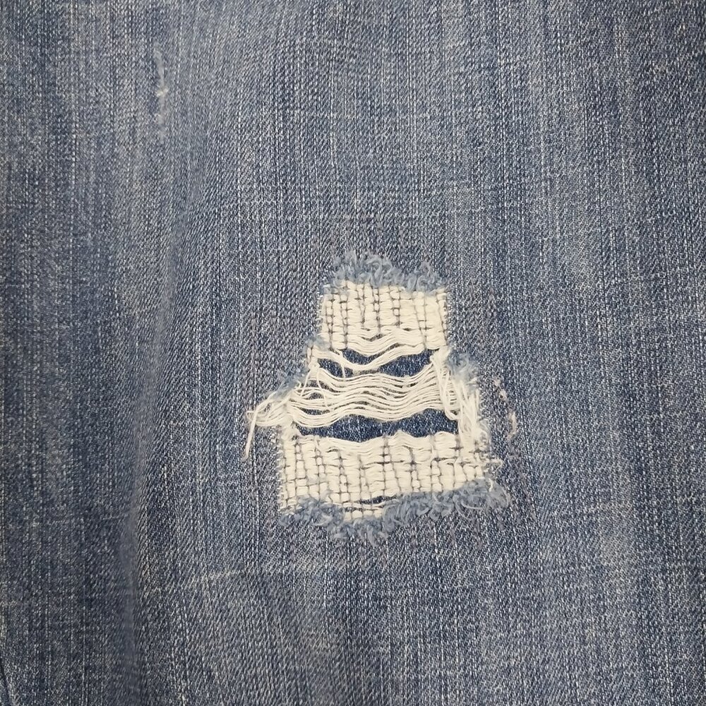 3353 Size 24 Lane Bryant Upcycled Bell Bottoms in Sun Flower Pattern. - Picture 5 of 8